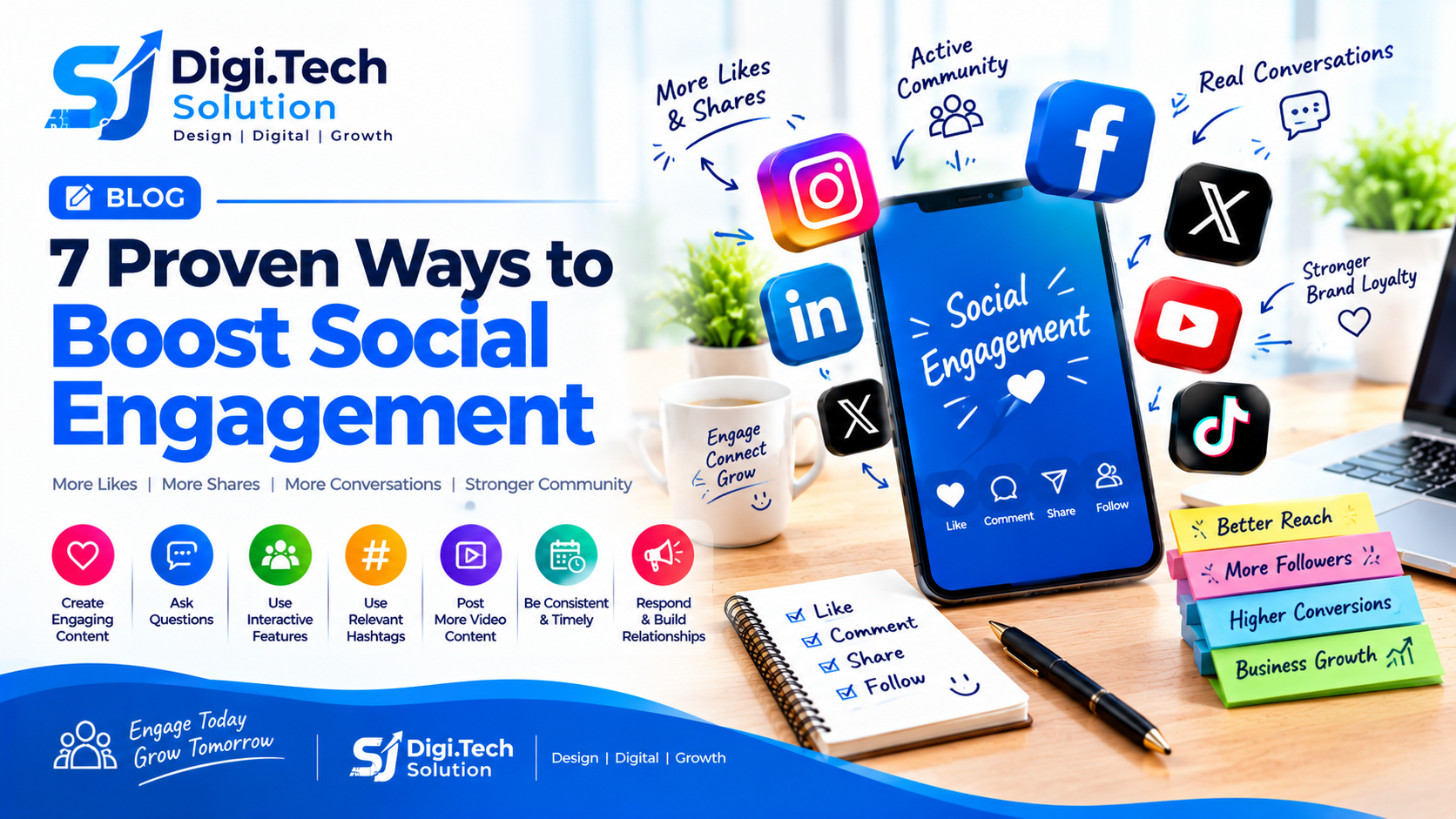 7 Proven Ways to Boost Social Engagement