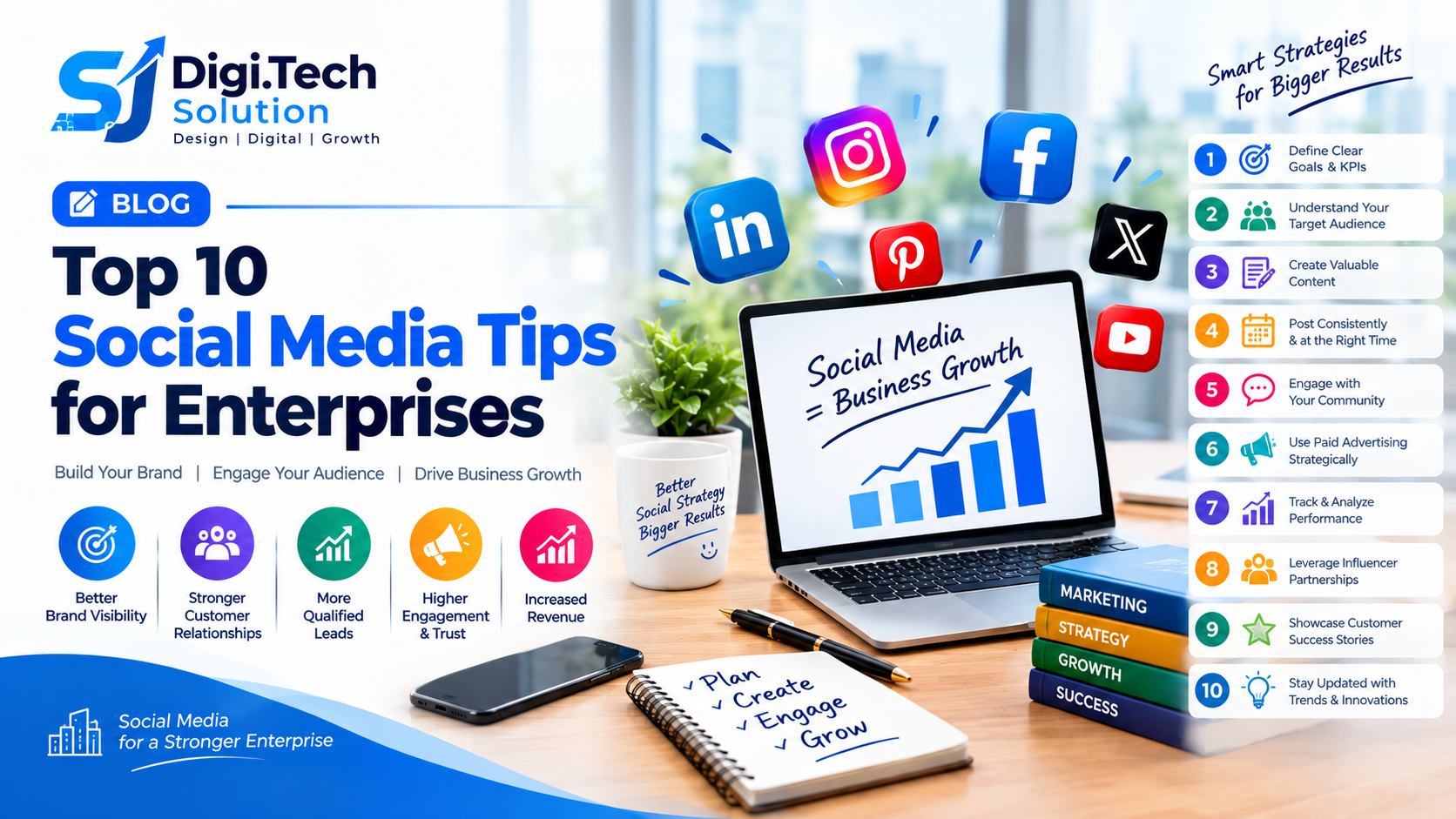 Top 10 Social Media Tips for Enterprises