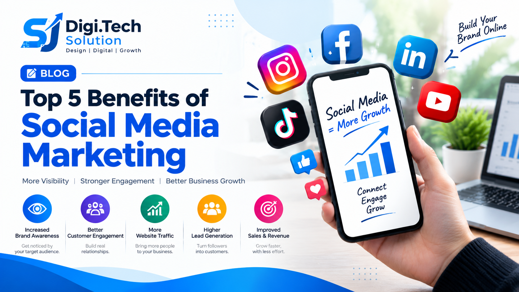 Top 5 Benefits of Social Media Marketing